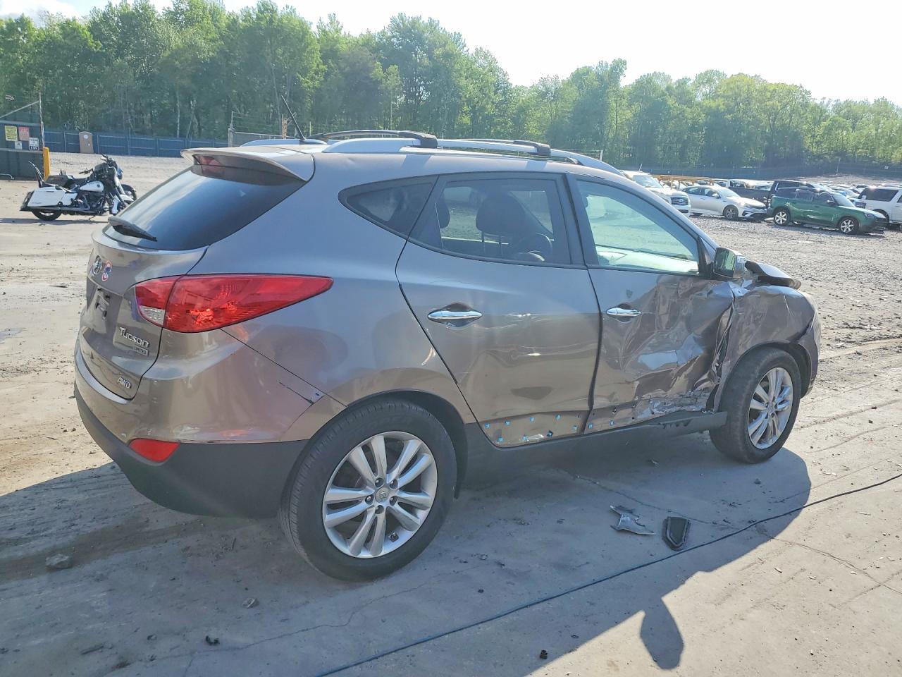2012 Hyundai Tucson Limited Charcoal vin: KM8JUCAC5CU424270