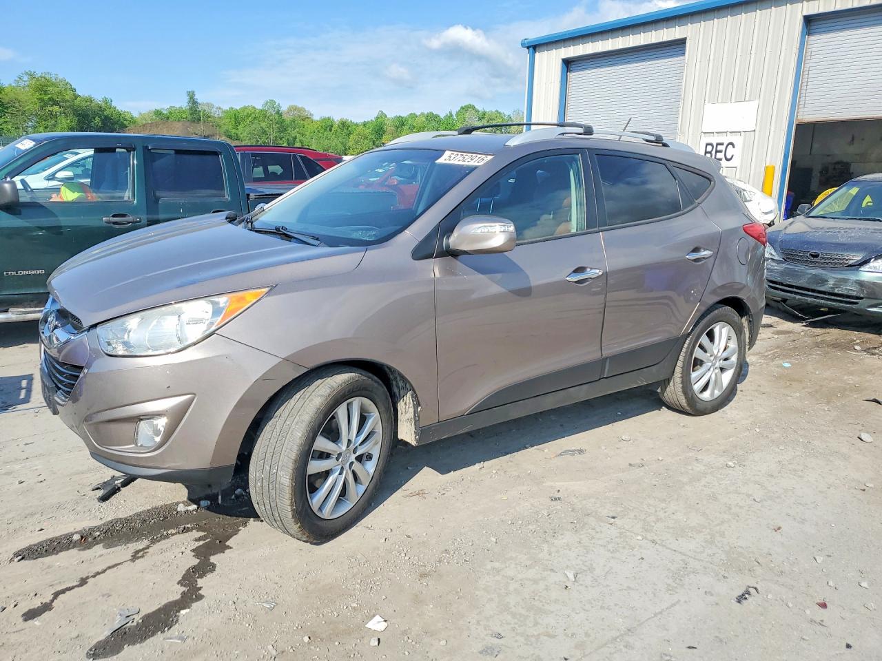 2012 Hyundai Tucson Limited Charcoal vin: KM8JUCAC5CU424270