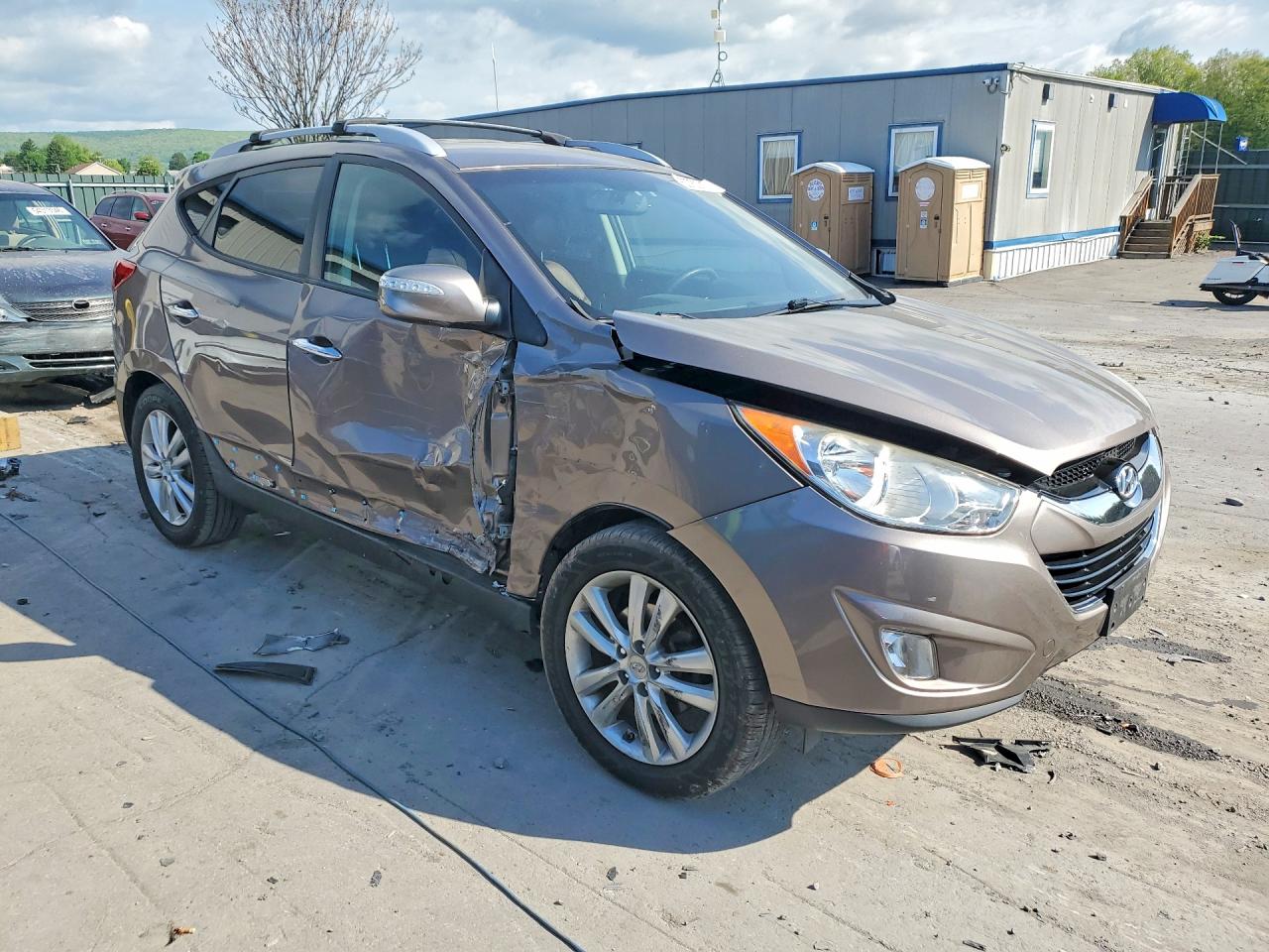 2012 Hyundai Tucson Limited Charcoal vin: KM8JUCAC5CU424270