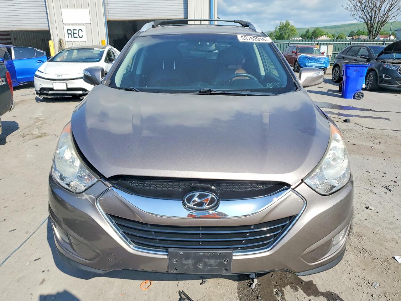 2012 Hyundai Tucson Limited Charcoal vin: KM8JUCAC5CU424270