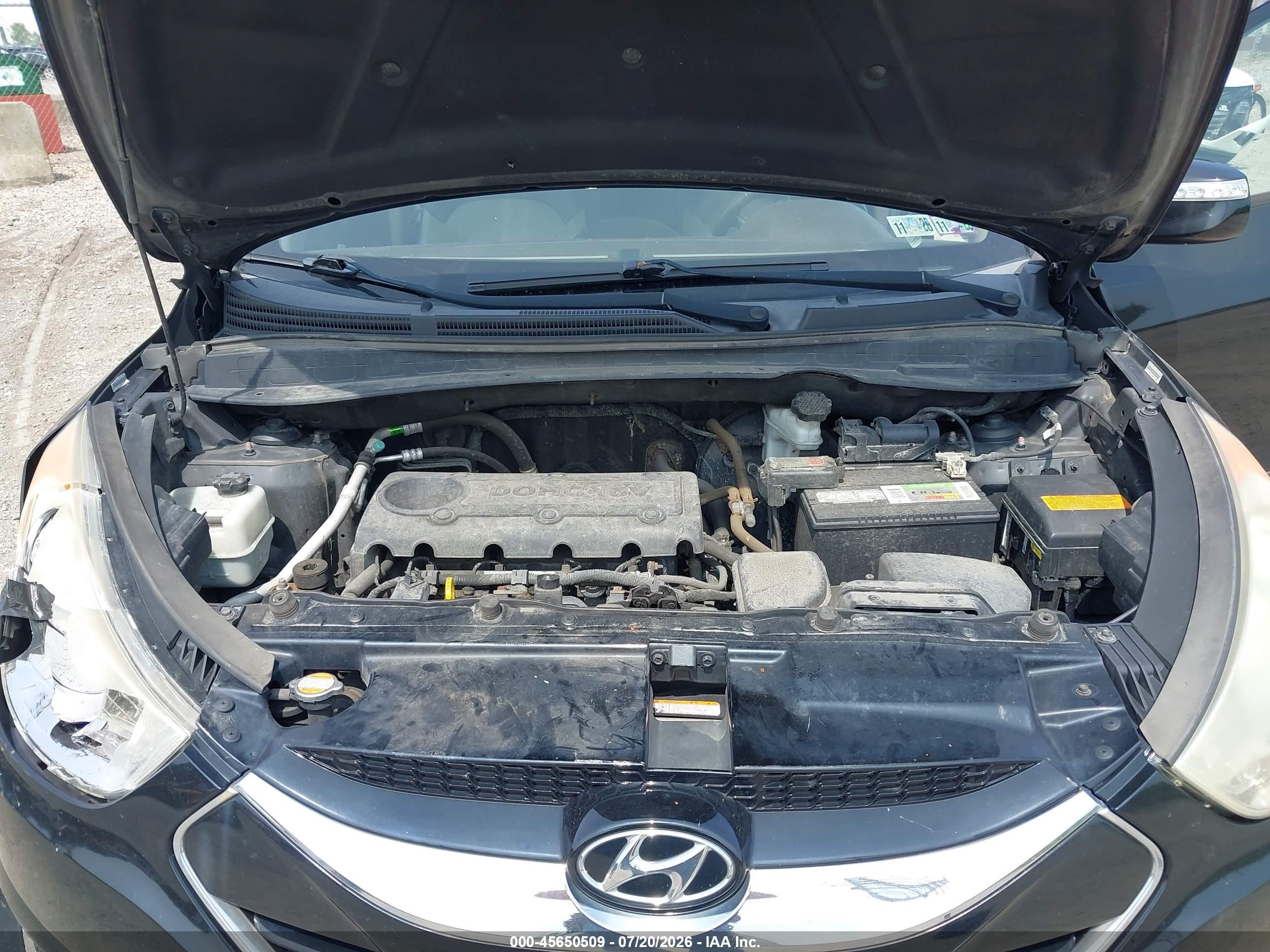 2012 Hyundai Tucson Limited Black vin: KM8JUCAC5CU424544