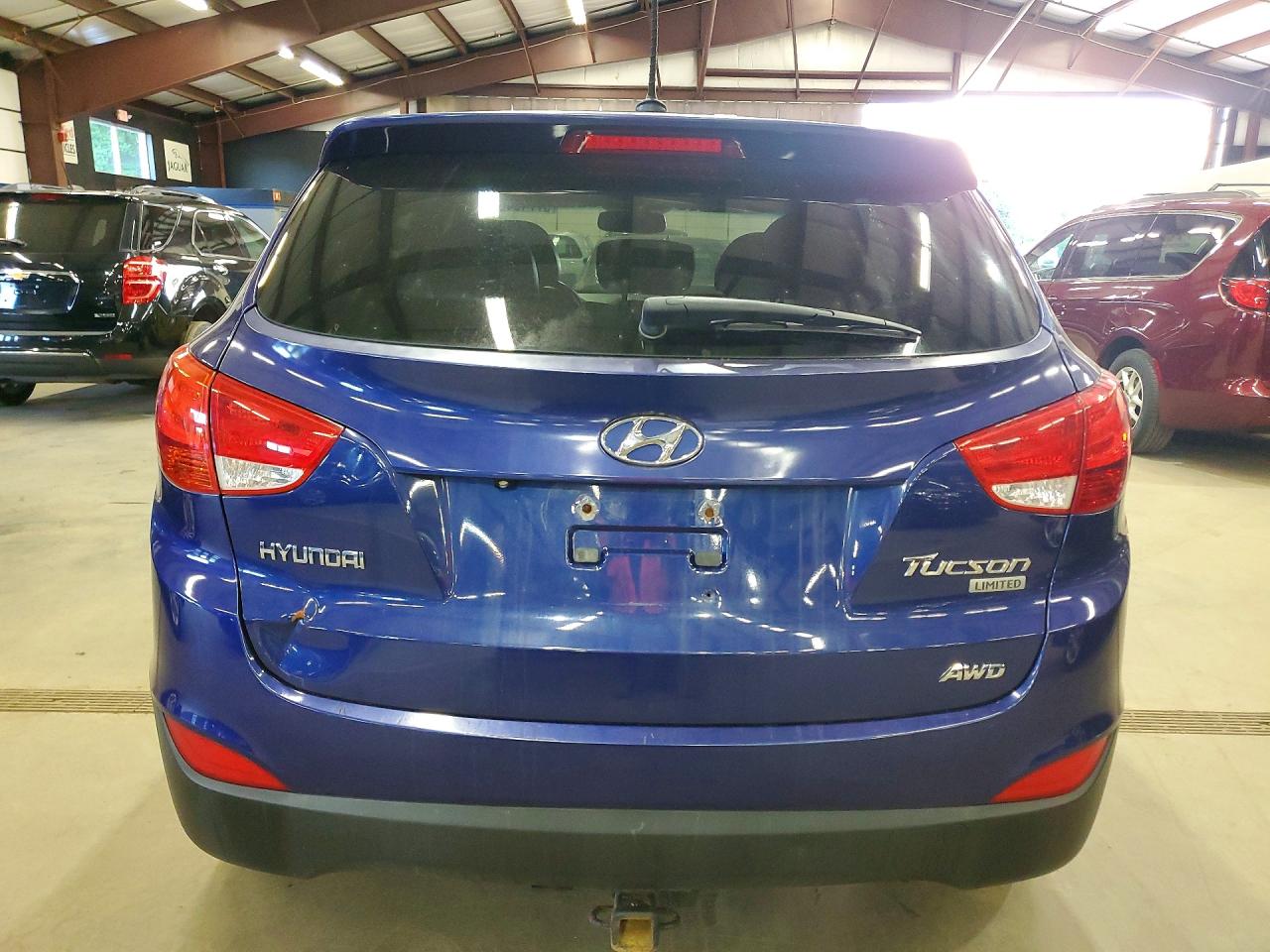 2012 Hyundai Tucson Limited Синий vin: KM8JUCAC5CU436936
