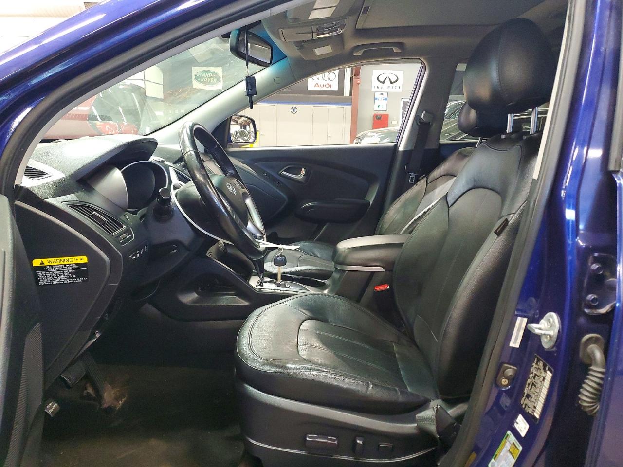 2012 Hyundai Tucson Limited Синий vin: KM8JUCAC5CU436936