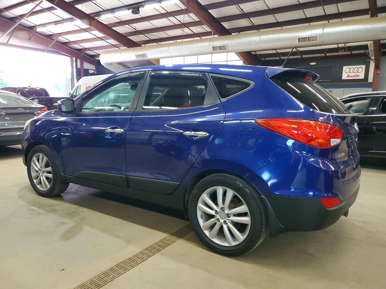 2012 Hyundai Tucson Limited Синий vin: KM8JUCAC5CU436936