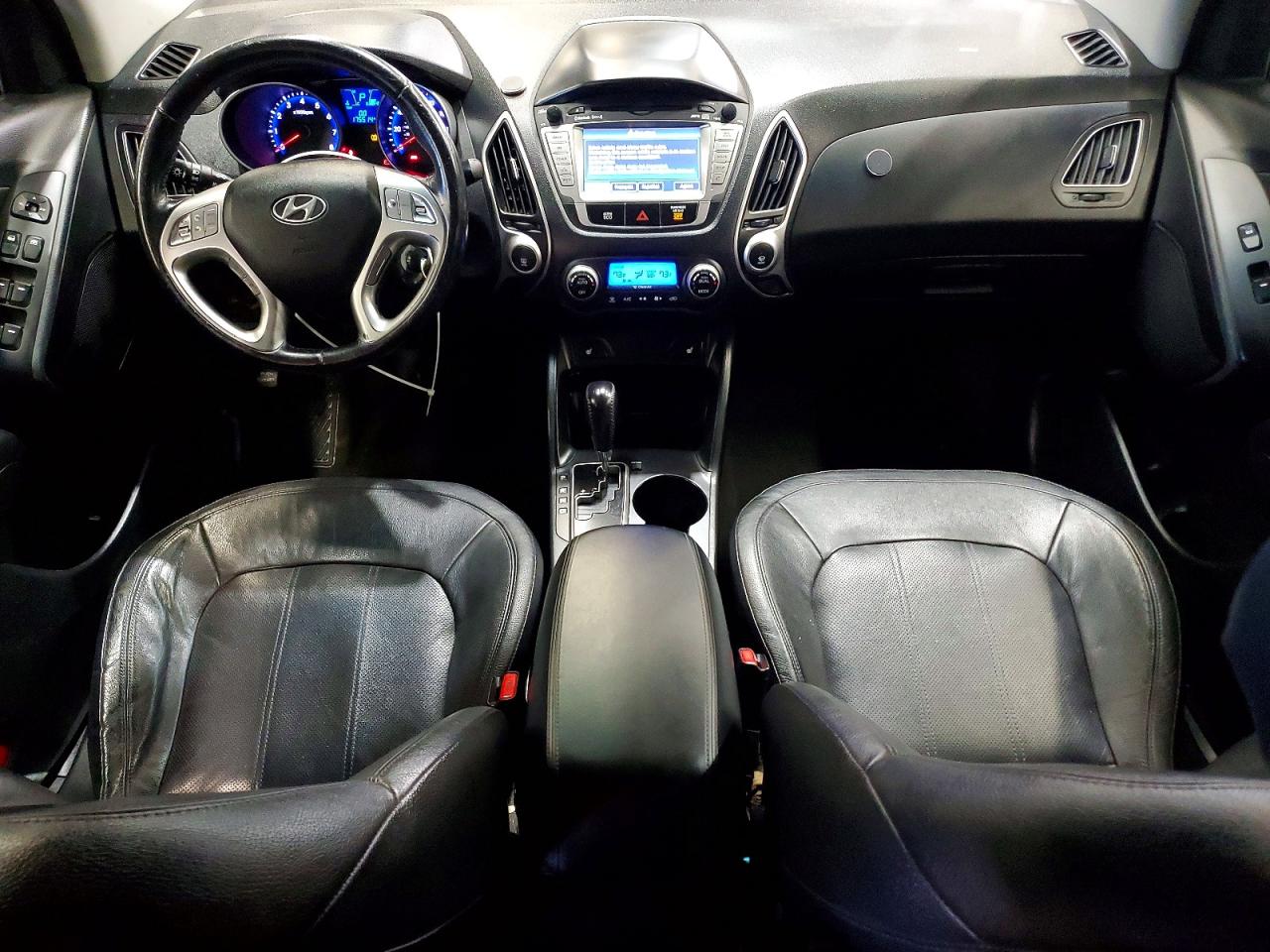 2012 Hyundai Tucson Limited Синий vin: KM8JUCAC5CU436936