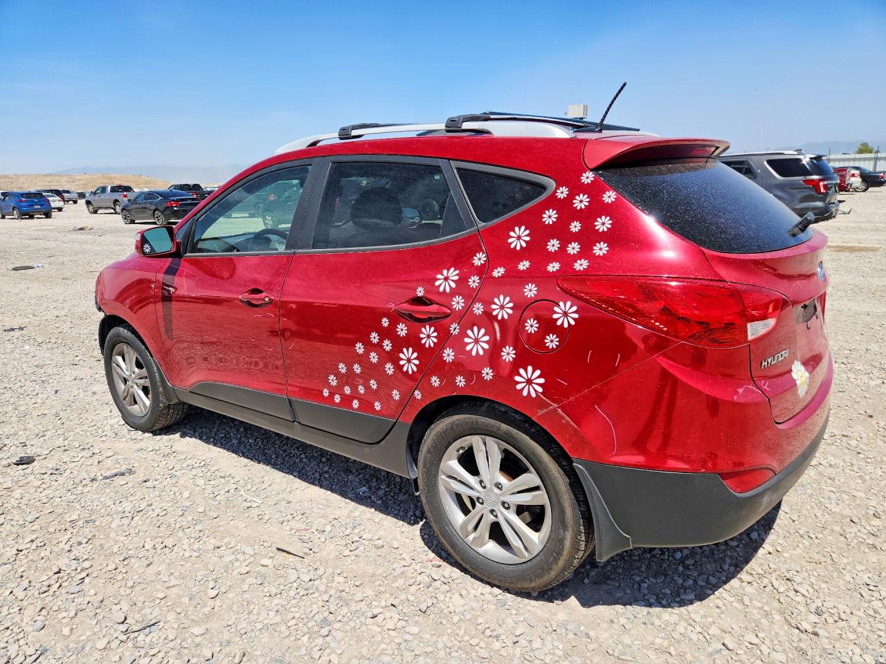 2012 Hyundai Tucson Gls Red vin: KM8JUCAC5CU444325