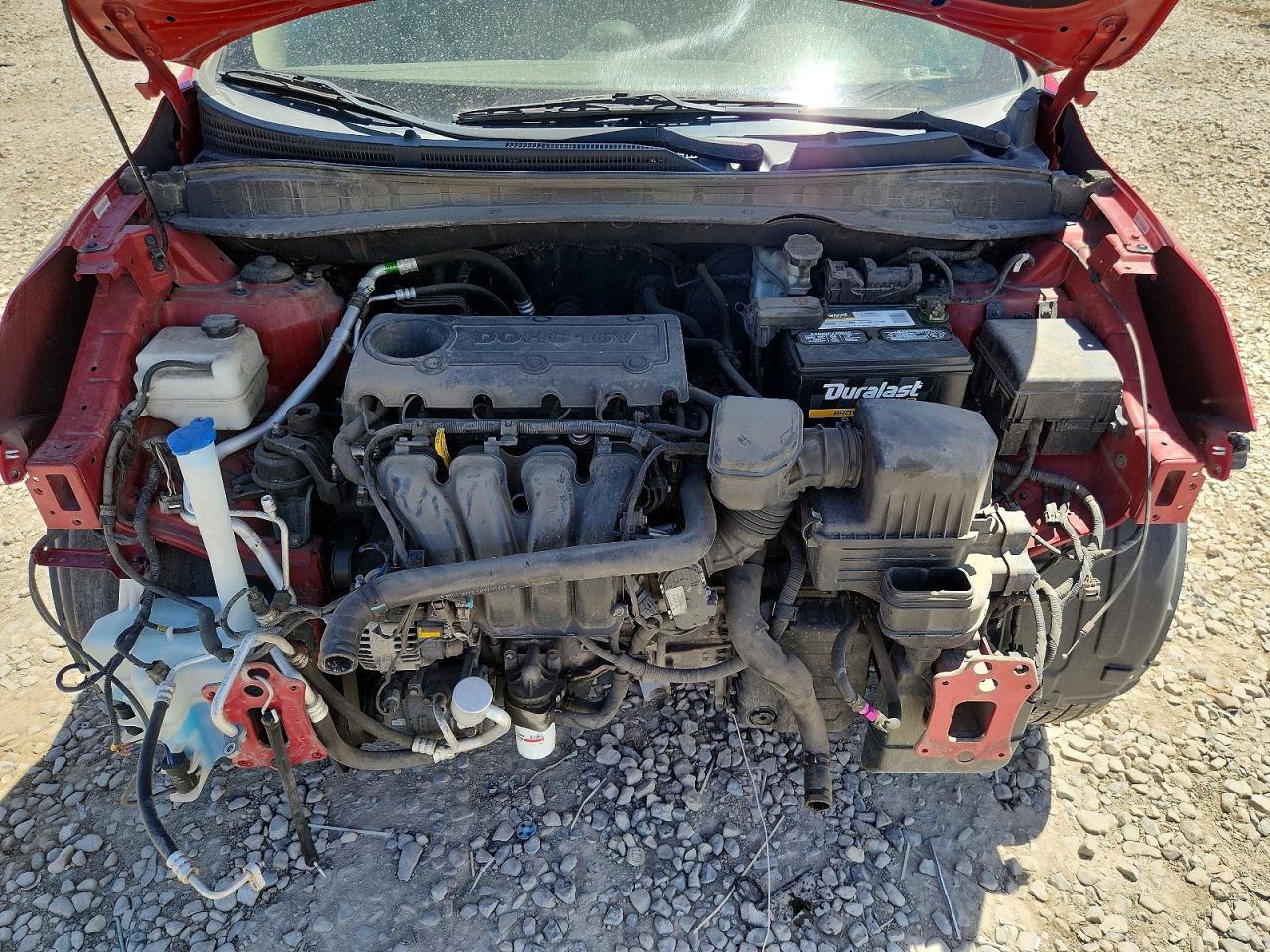 2012 Hyundai Tucson Gls Red vin: KM8JUCAC5CU444325