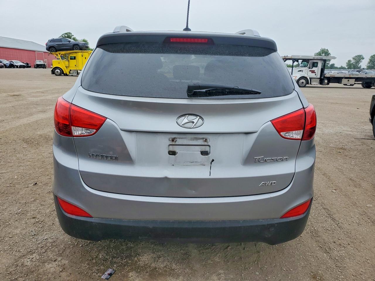 2012 Hyundai Tucson Gls Silver vin: KM8JUCAC5CU459701