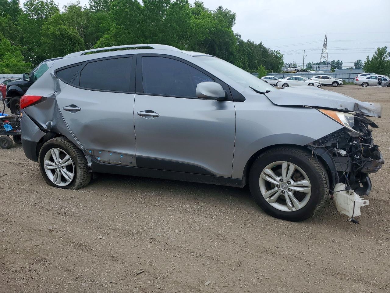 2012 Hyundai Tucson Gls Silver vin: KM8JUCAC5CU459701