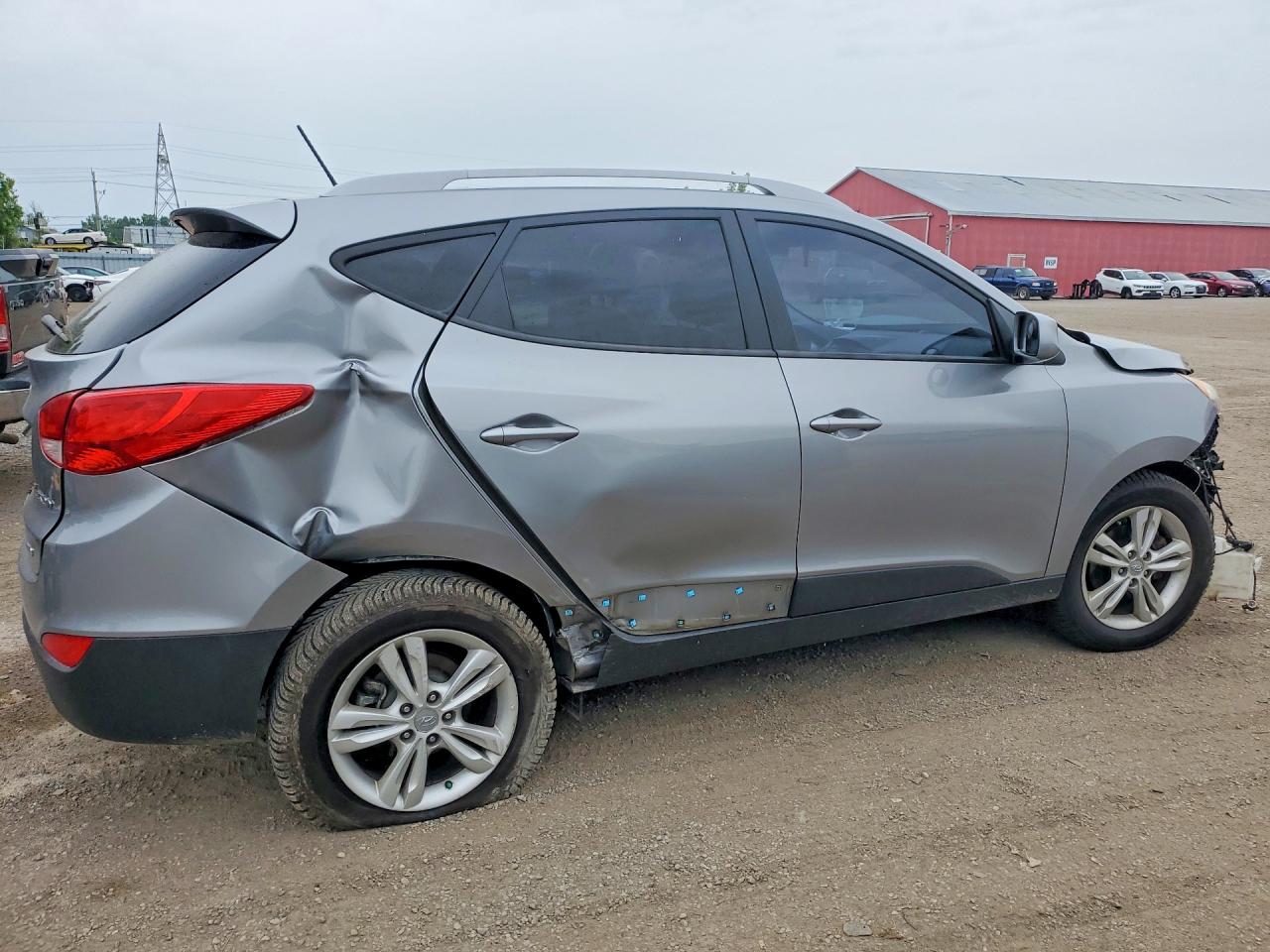 2012 Hyundai Tucson Gls Silver vin: KM8JUCAC5CU459701