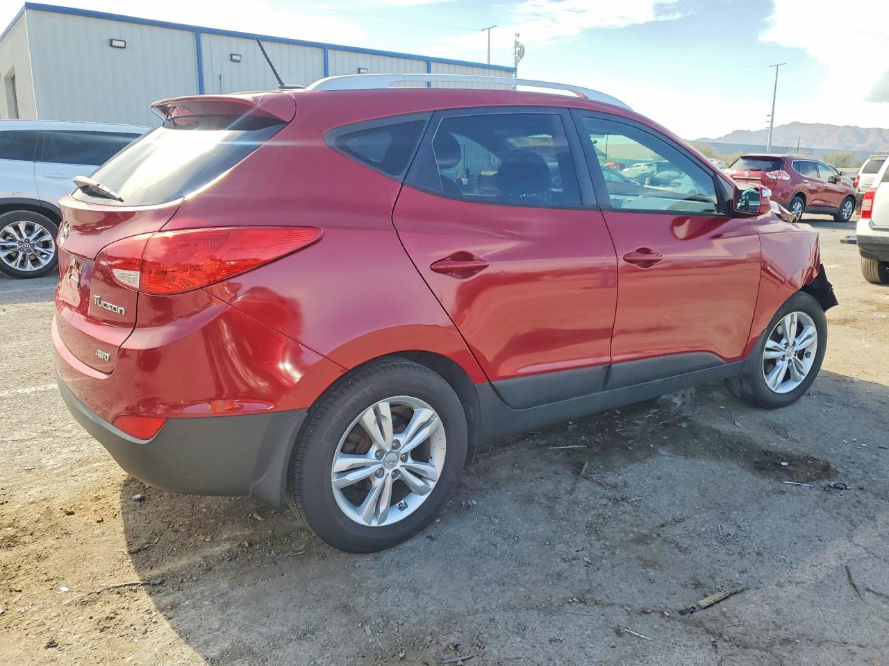 2012 Hyundai Tucson Gls Red vin: KM8JUCAC5CU511179