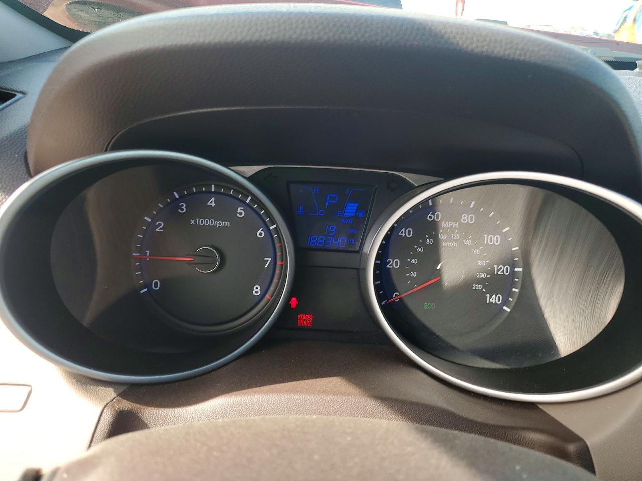 2012 Hyundai Tucson Gls Red vin: KM8JUCAC5CU511179