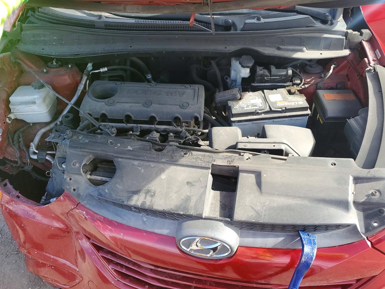 2012 Hyundai Tucson Gls Red vin: KM8JUCAC5CU511179