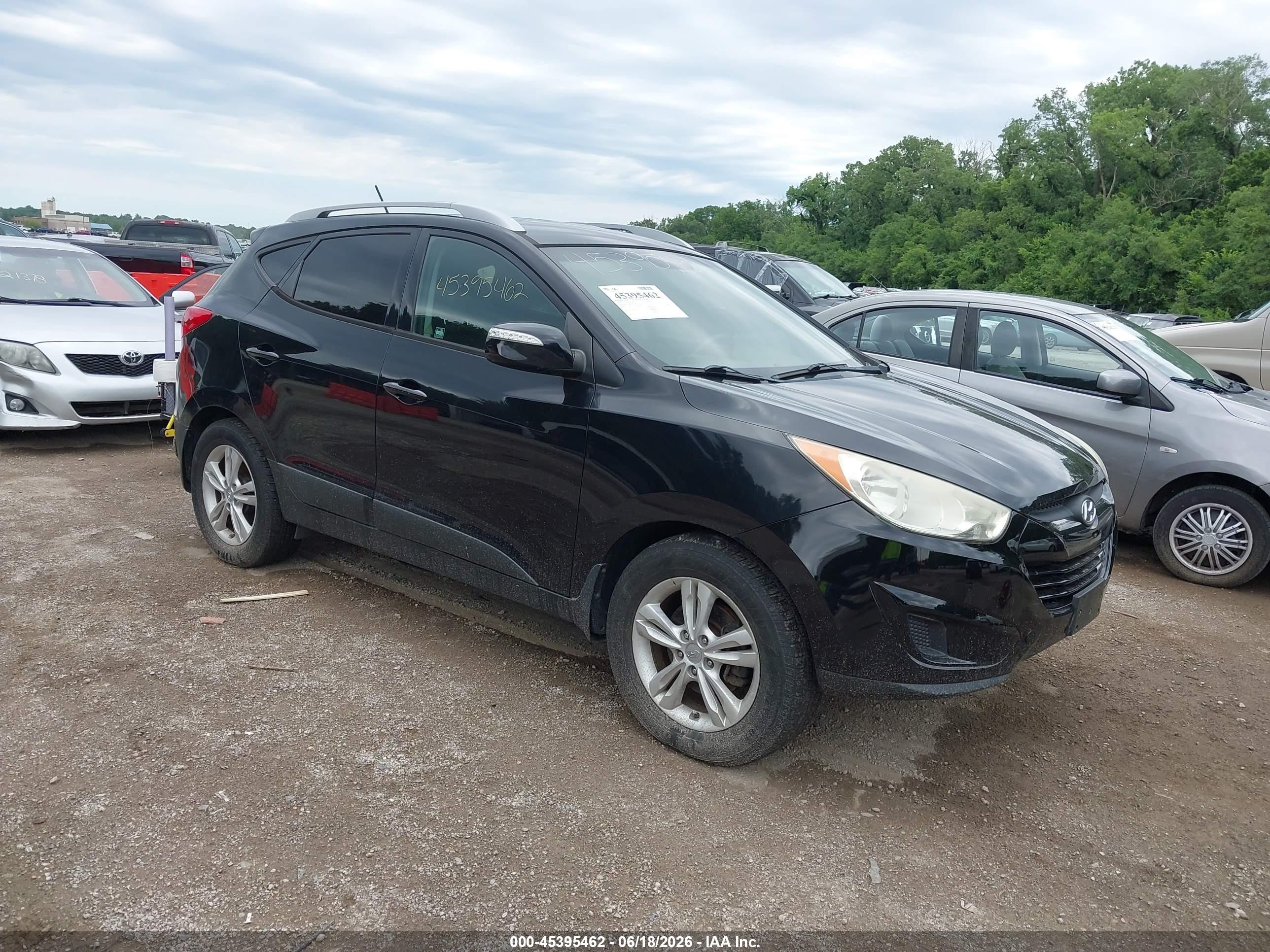 2012 Hyundai Tucson Gls Черный vin: KM8JUCAC5CU530248