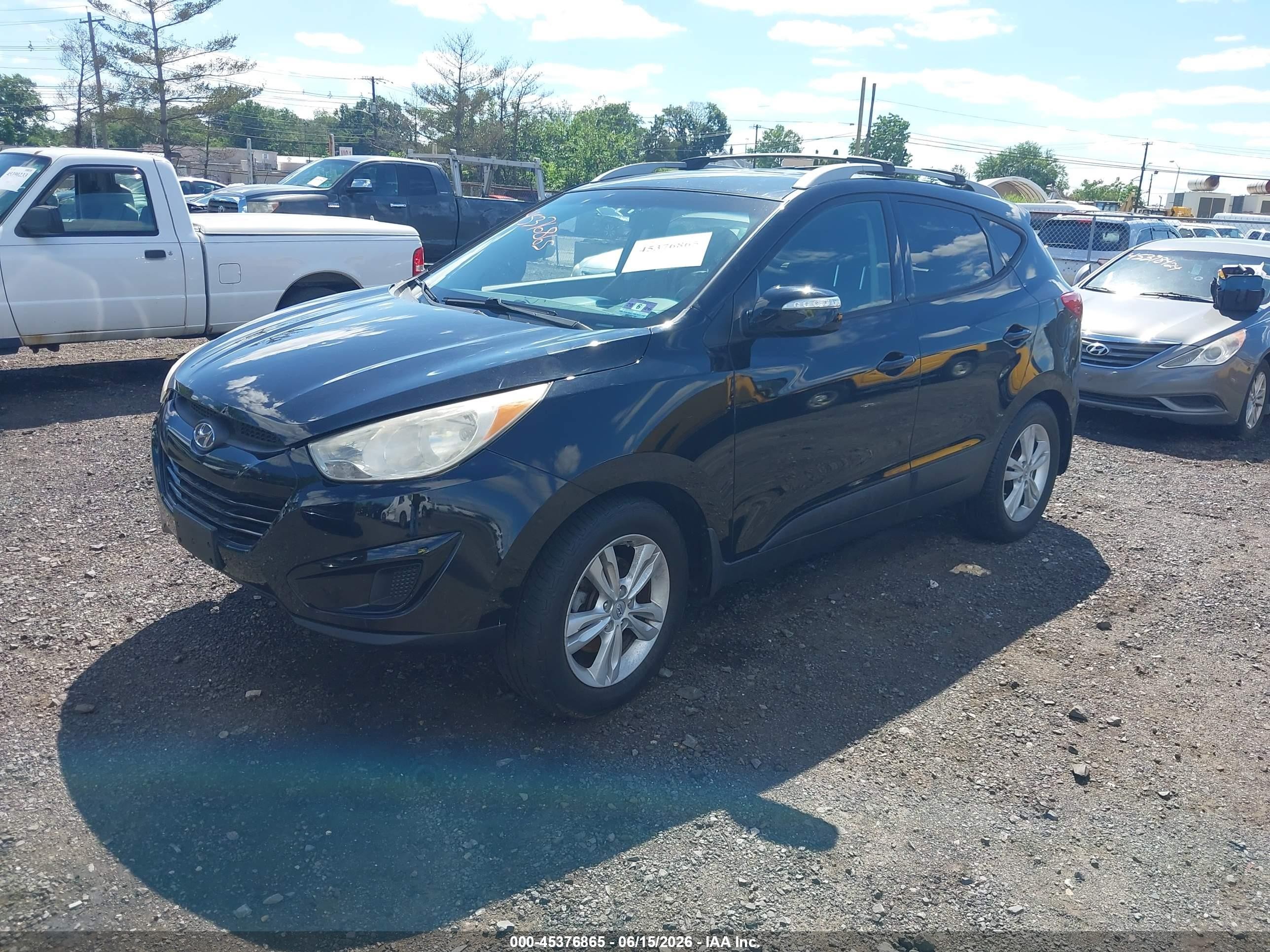 2012 Hyundai Tucson Gls Черный vin: KM8JUCAC5CU541850