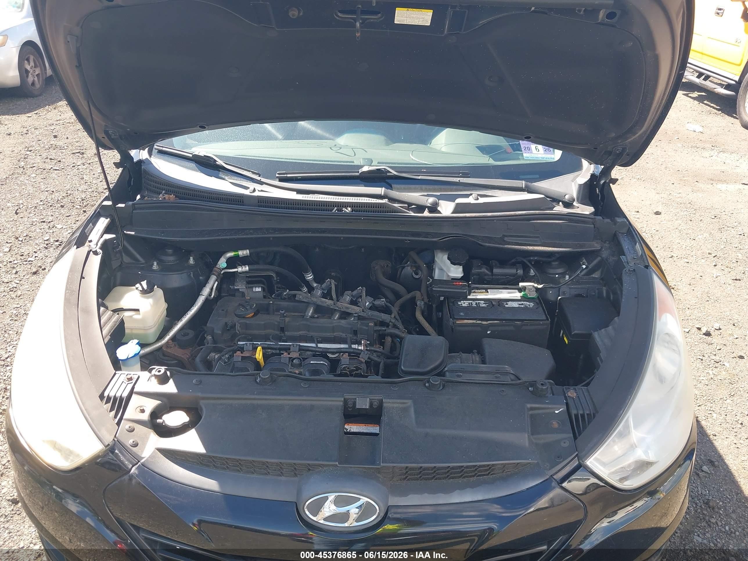 2012 Hyundai Tucson Gls Черный vin: KM8JUCAC5CU541850