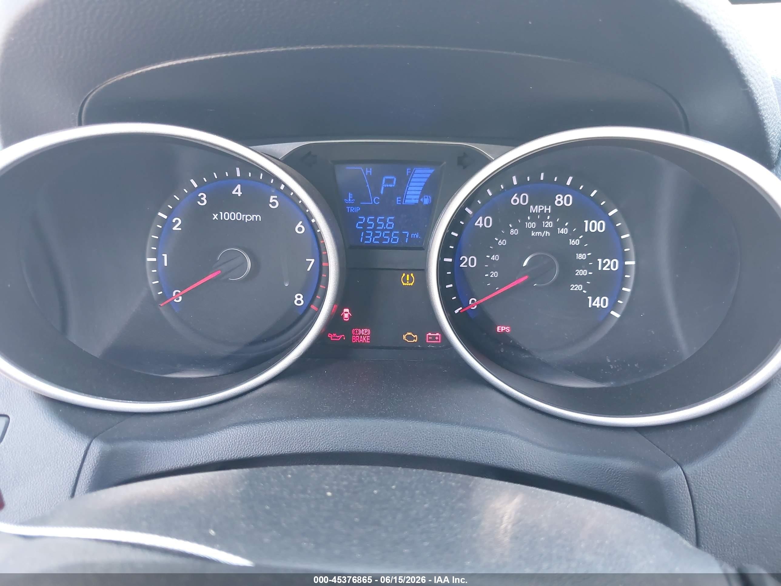 2012 Hyundai Tucson Gls Черный vin: KM8JUCAC5CU541850