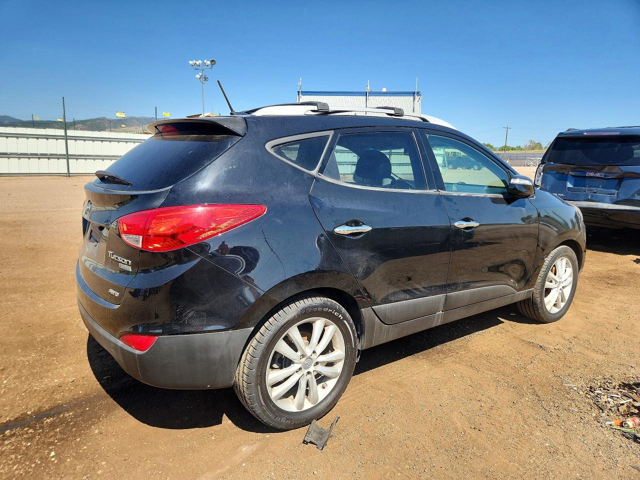 2013 Hyundai Tucson Limited Black vin: KM8JUCAC5DU578964
