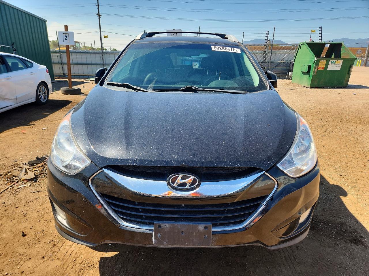 2013 Hyundai Tucson Limited Black vin: KM8JUCAC5DU578964
