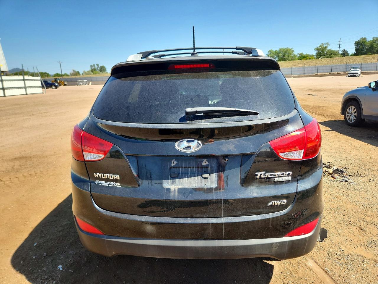 2013 Hyundai Tucson Limited Black vin: KM8JUCAC5DU578964