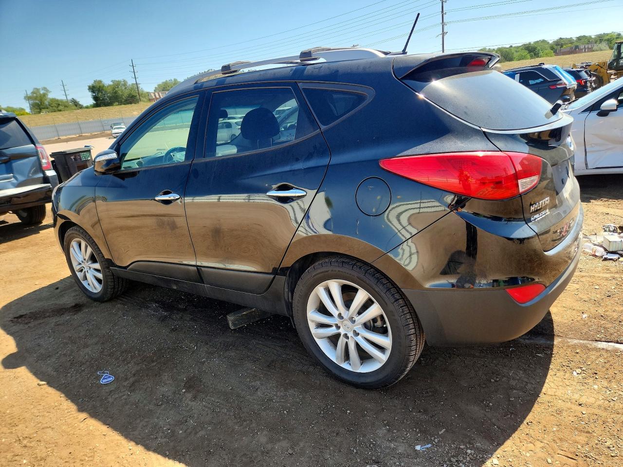 2013 Hyundai Tucson Limited Black vin: KM8JUCAC5DU578964