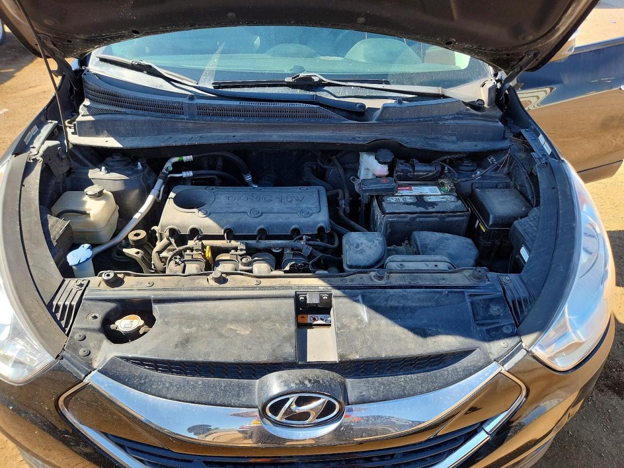 2013 Hyundai Tucson Limited Black vin: KM8JUCAC5DU578964