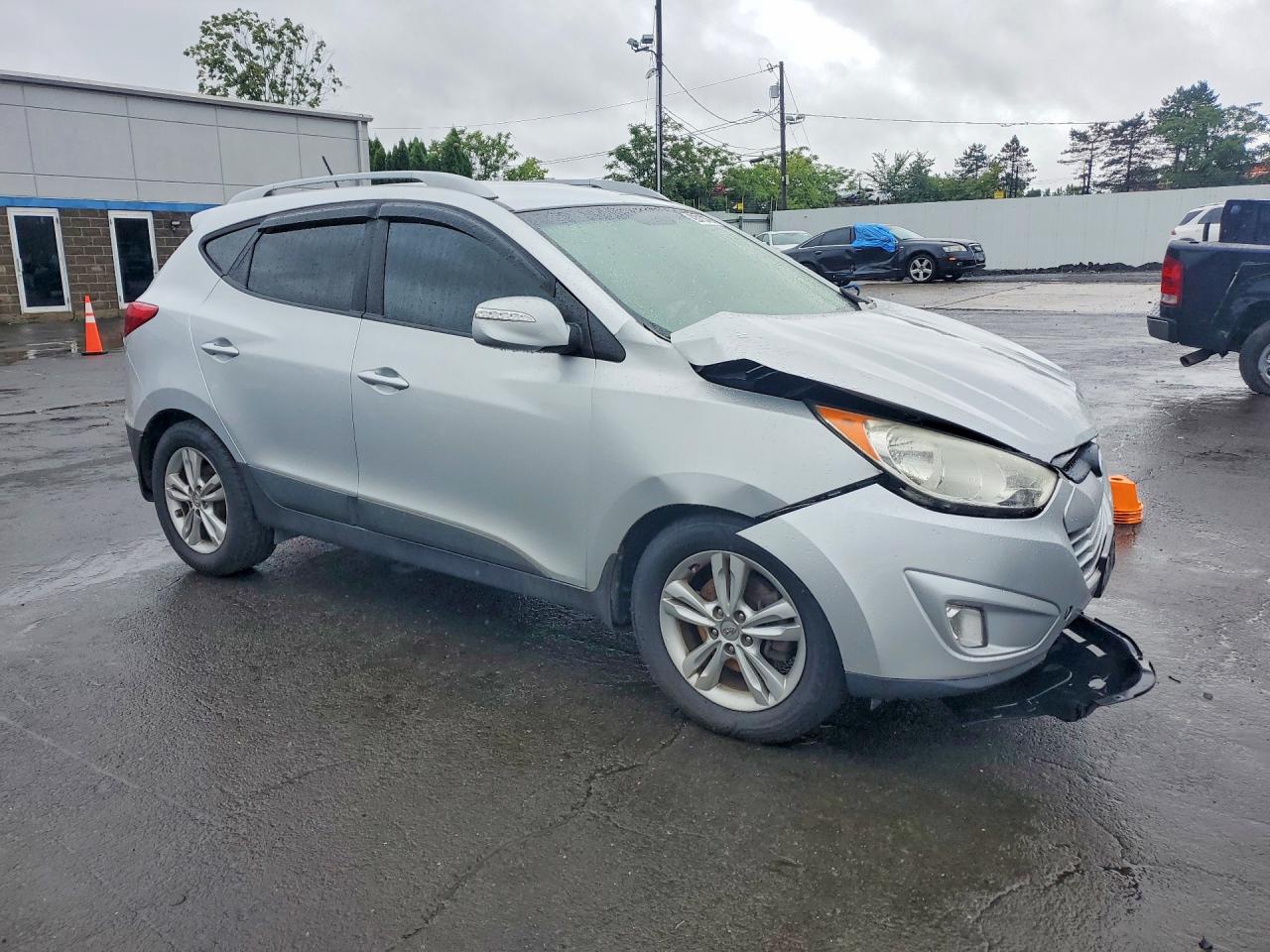 2013 Hyundai Tucson Gls Silver vin: KM8JUCAC5DU593285