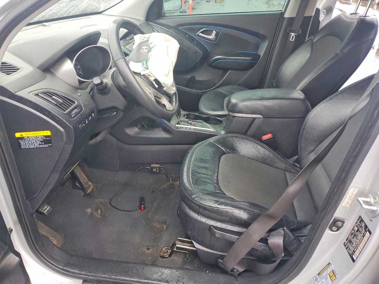 2013 Hyundai Tucson Gls Silver vin: KM8JUCAC5DU593285