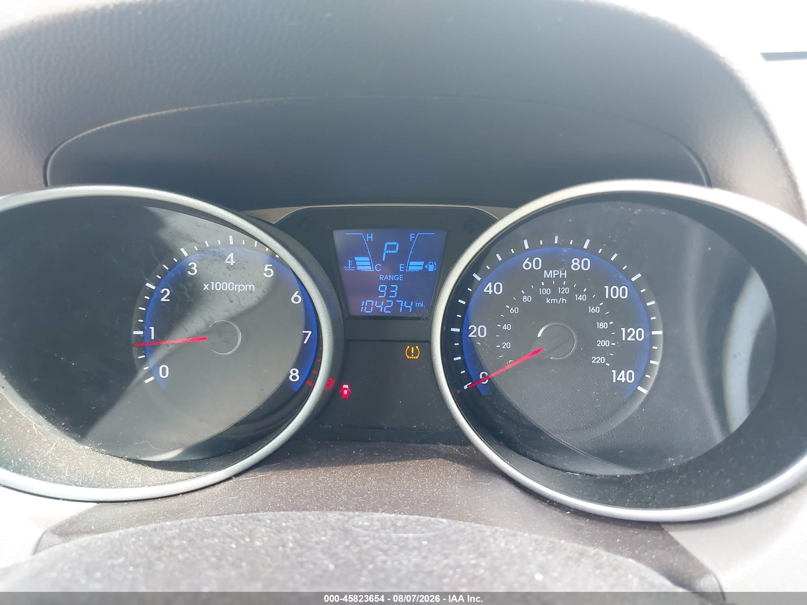 2013 Hyundai Tucson Gls/limited Красный vin: KM8JUCAC5DU608612
