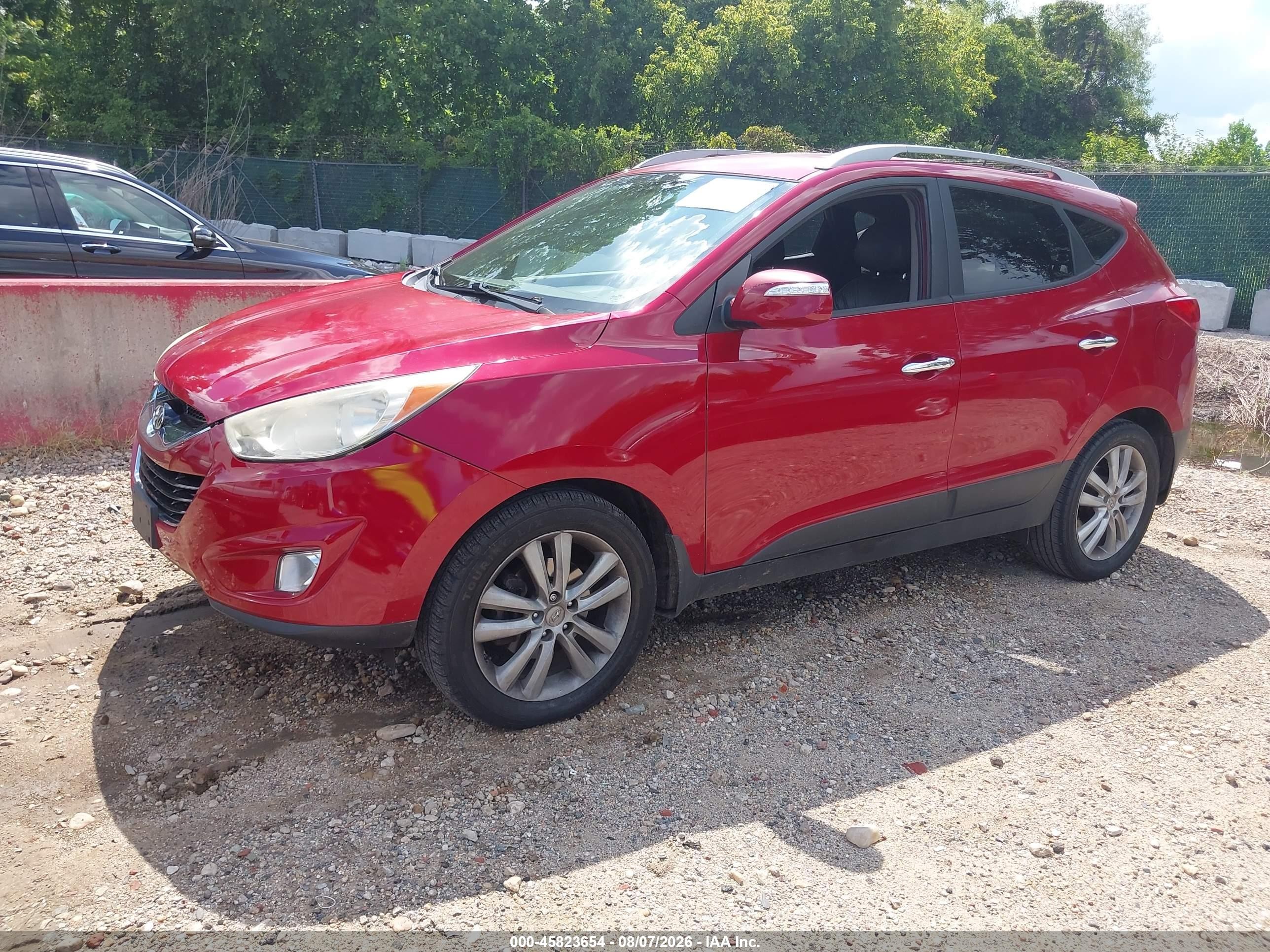 2013 Hyundai Tucson Gls/limited Красный vin: KM8JUCAC5DU608612