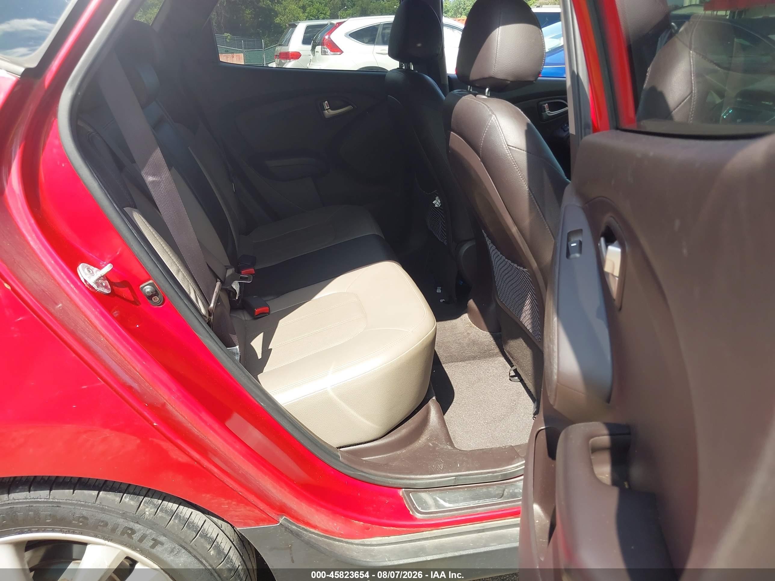 2013 Hyundai Tucson Gls/limited Красный vin: KM8JUCAC5DU608612