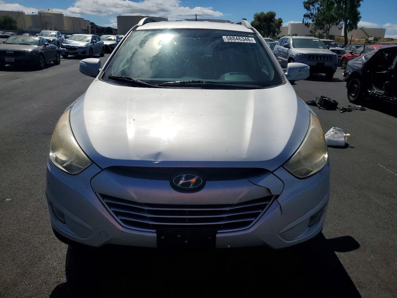 2013 Hyundai Tucson Gls Silver vin: KM8JUCAC5DU608917