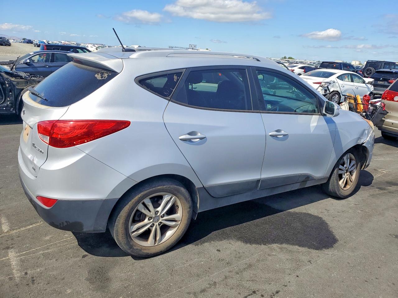 2013 Hyundai Tucson Gls Silver vin: KM8JUCAC5DU608917