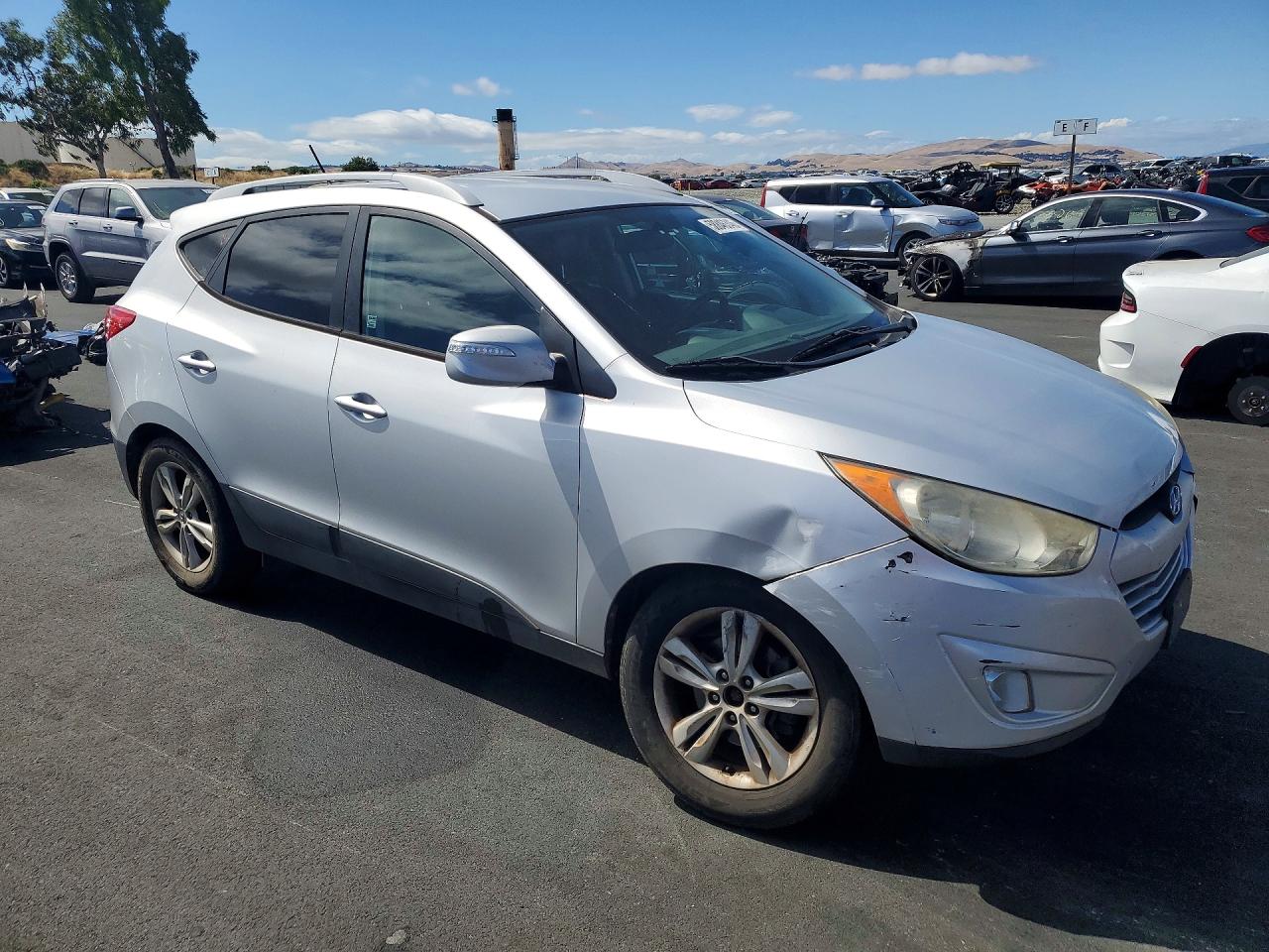2013 Hyundai Tucson Gls Silver vin: KM8JUCAC5DU608917