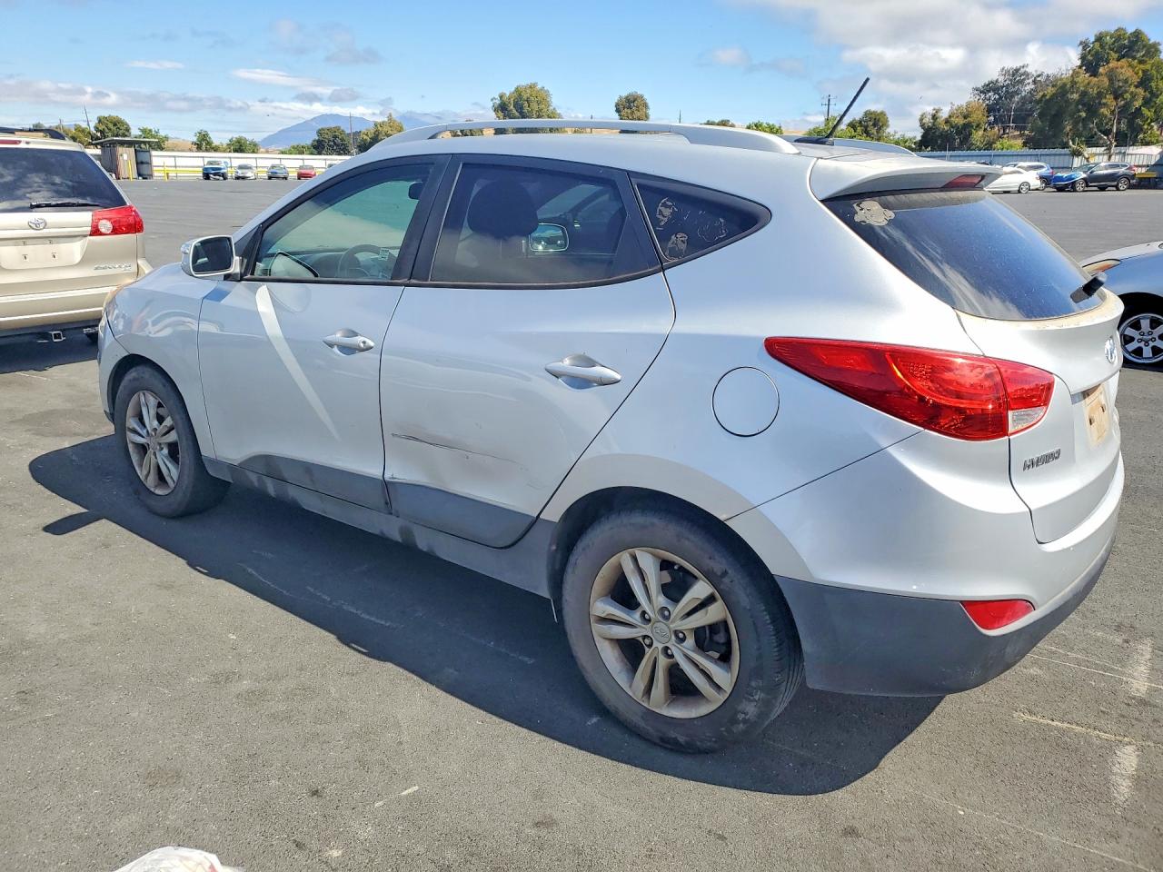 2013 Hyundai Tucson Gls Silver vin: KM8JUCAC5DU608917