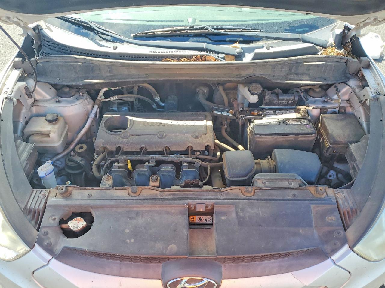 2013 Hyundai Tucson Gls Silver vin: KM8JUCAC5DU608917