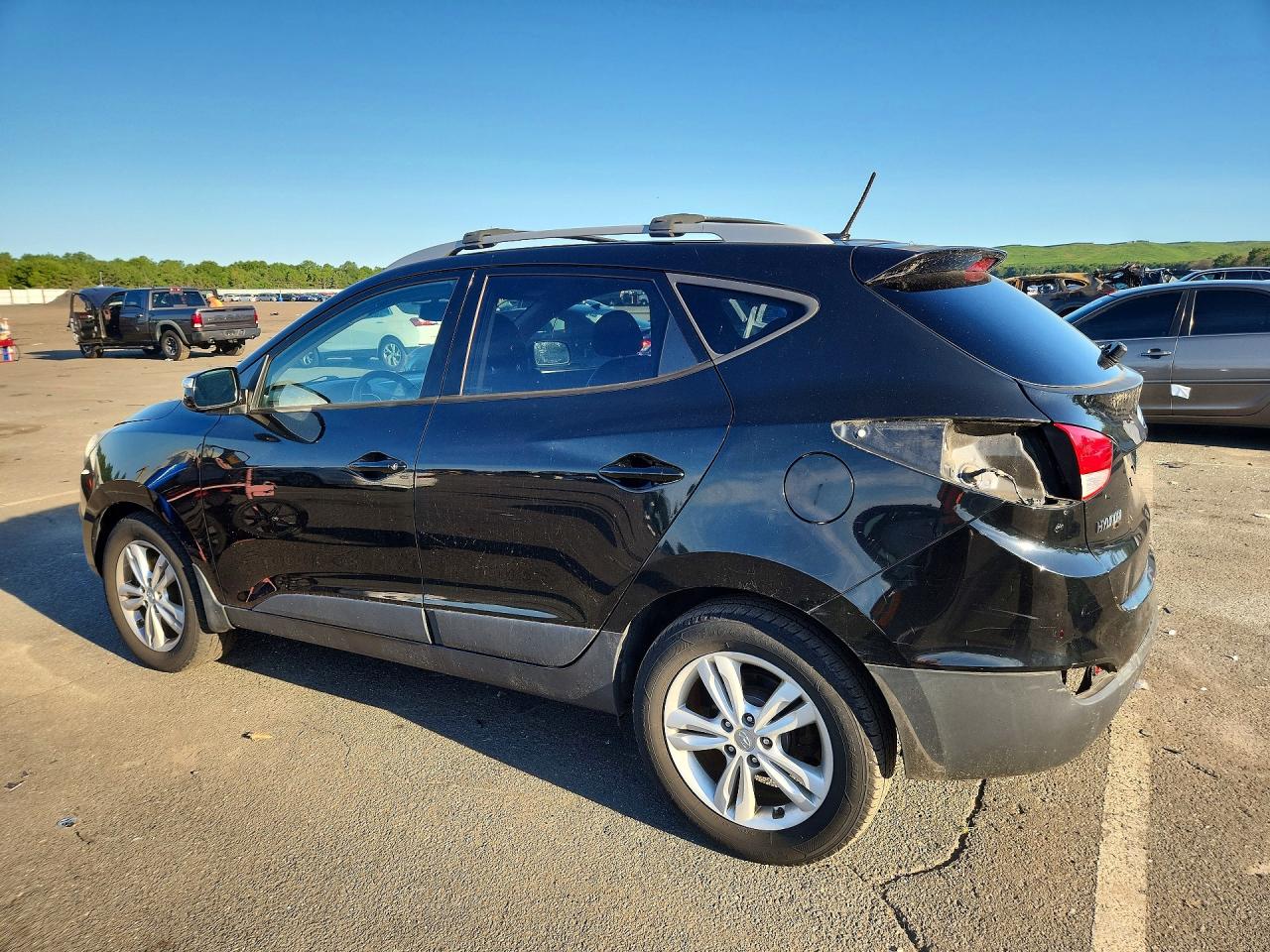 2013 Hyundai Tucson Gls Black vin: KM8JUCAC5DU611168