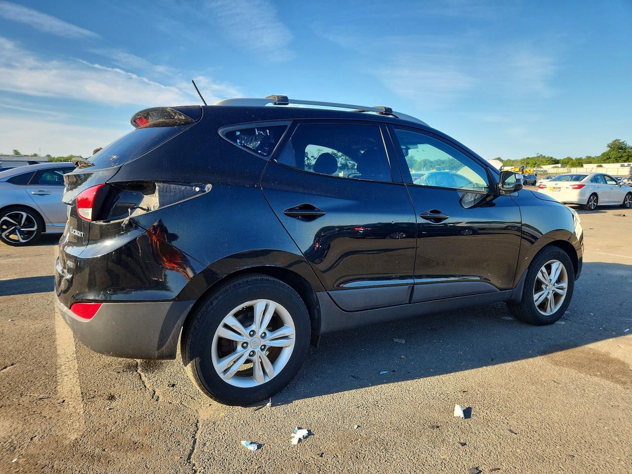 2013 Hyundai Tucson Gls Black vin: KM8JUCAC5DU611168