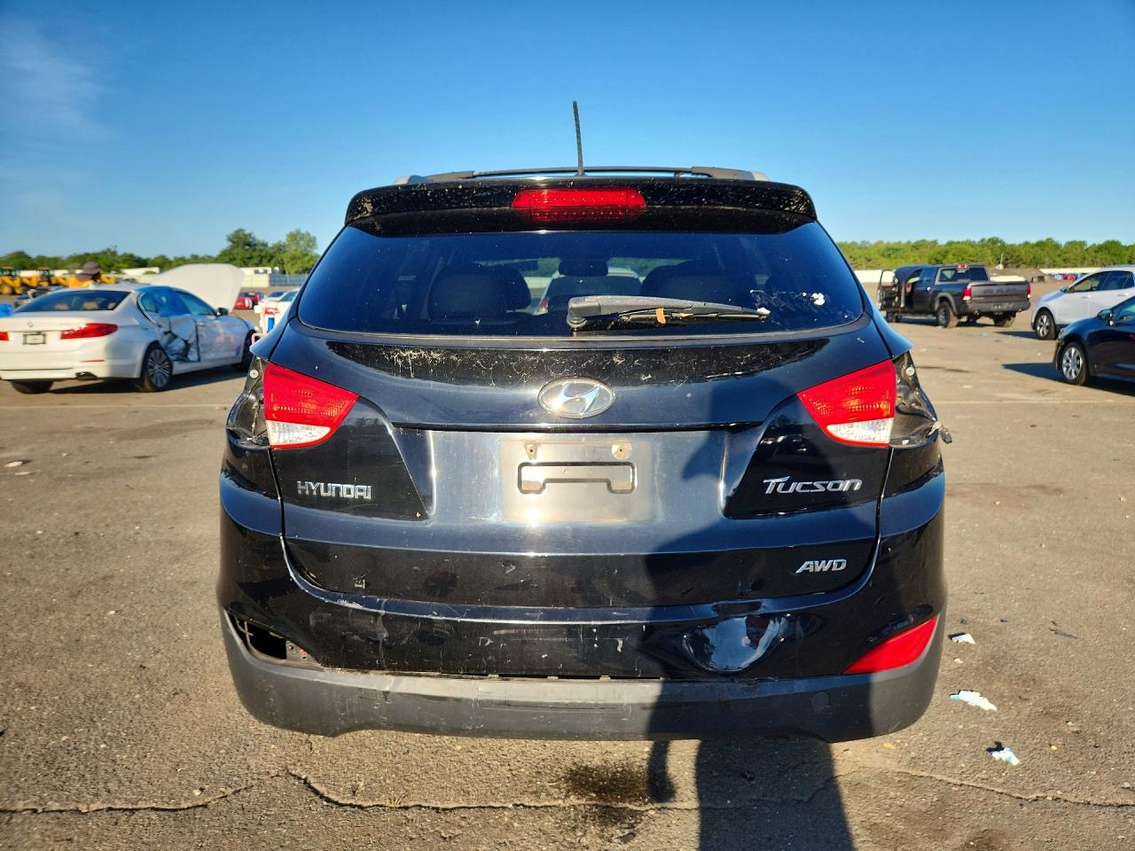 2013 Hyundai Tucson Gls Black vin: KM8JUCAC5DU611168