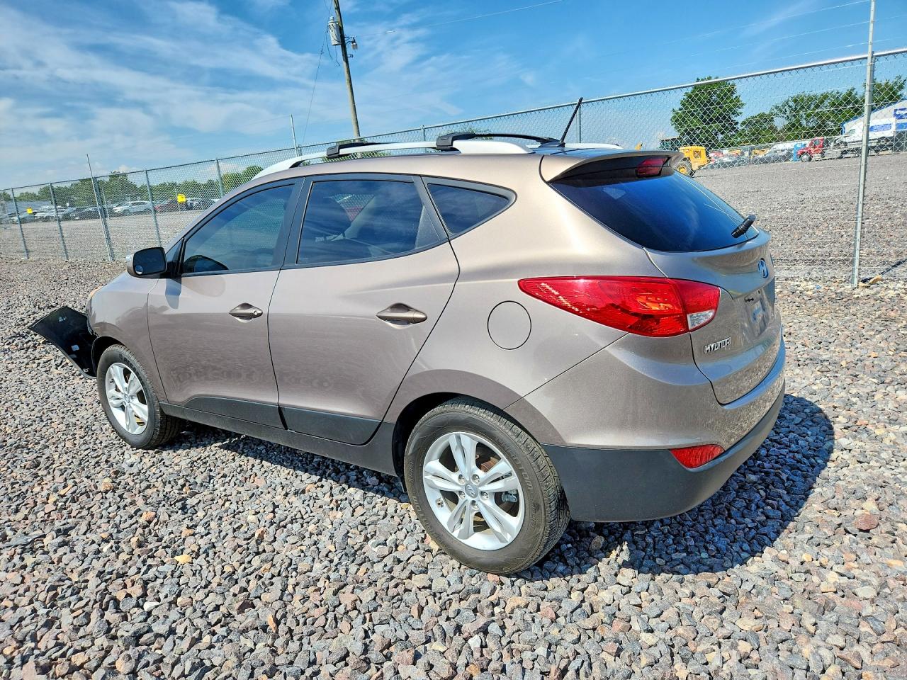 2013 Hyundai Tucson Gls Gray vin: KM8JUCAC5DU663366