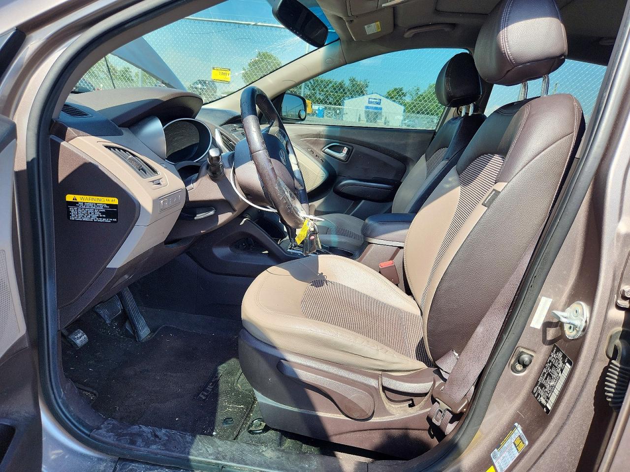 2013 Hyundai Tucson Gls Gray vin: KM8JUCAC5DU663366