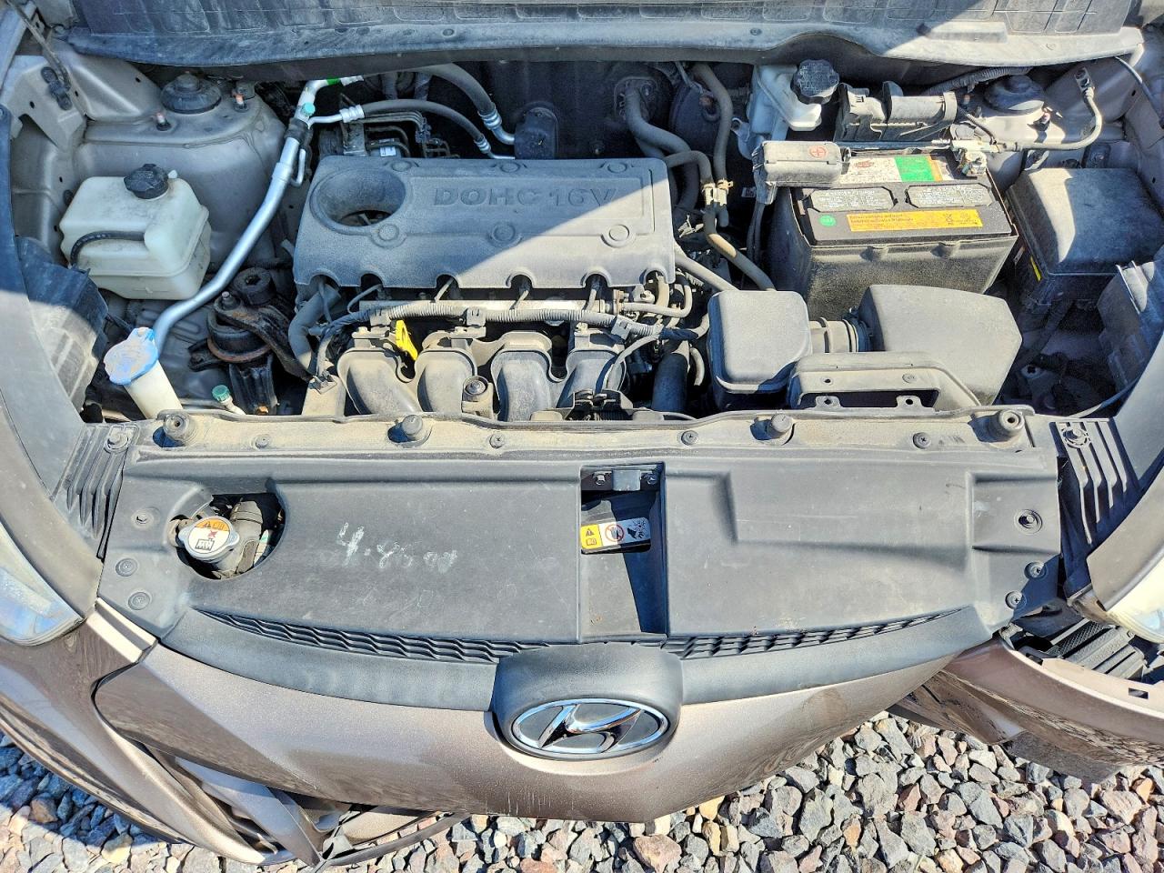 2013 Hyundai Tucson Gls Gray vin: KM8JUCAC5DU663366