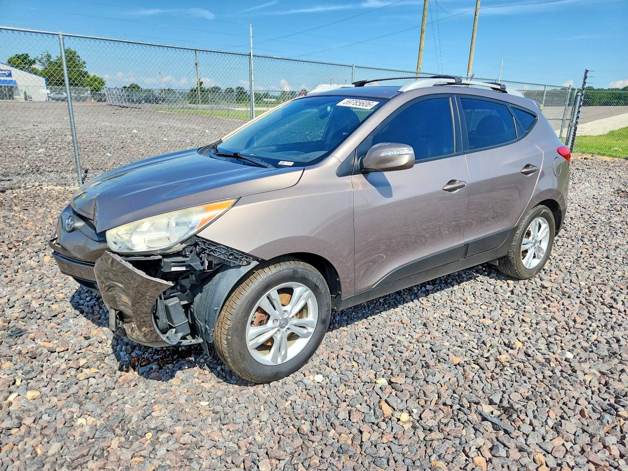 2013 Hyundai Tucson Gls Gray vin: KM8JUCAC5DU663366