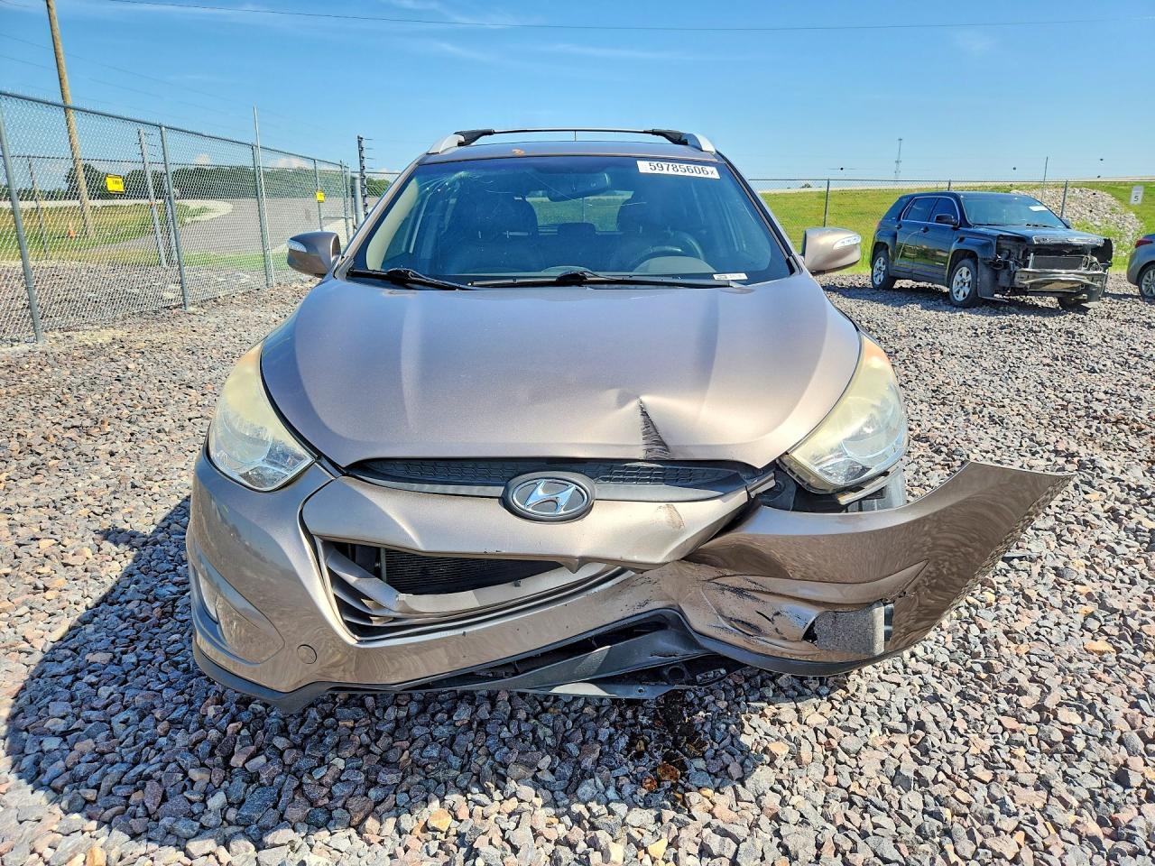 2013 Hyundai Tucson Gls Gray vin: KM8JUCAC5DU663366