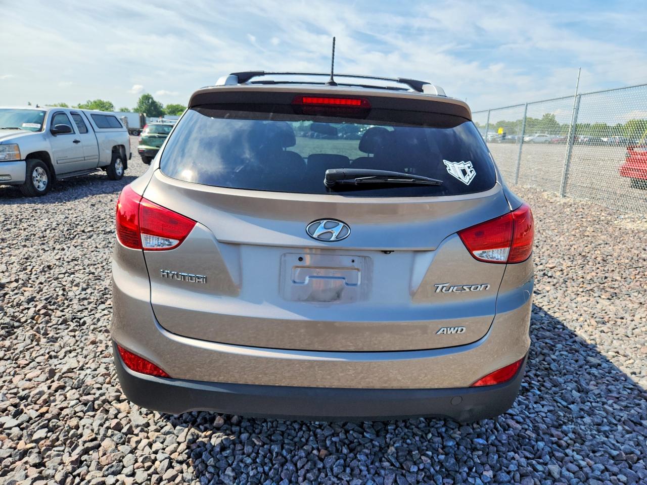 2013 Hyundai Tucson Gls Gray vin: KM8JUCAC5DU663366