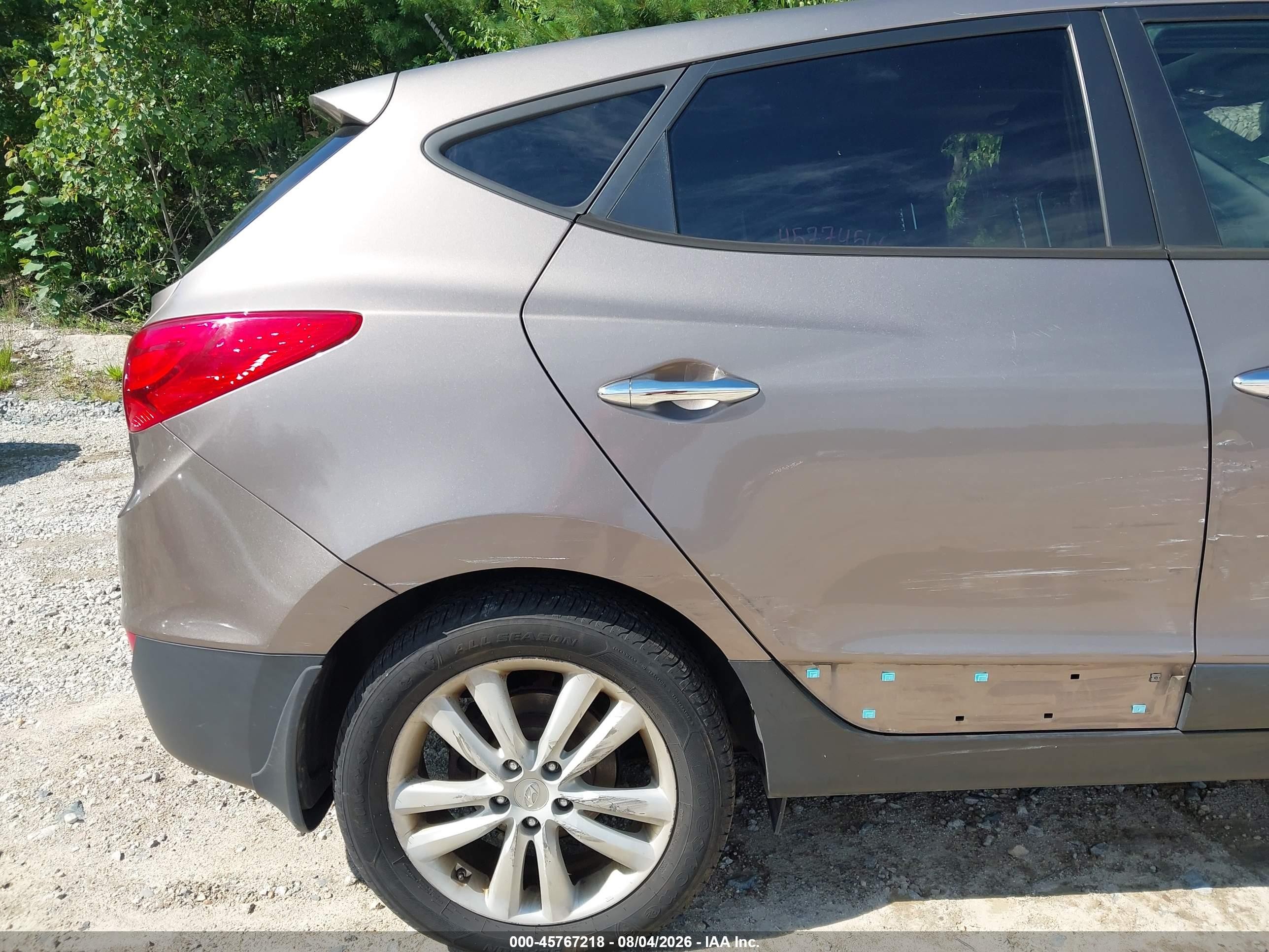 2013 Hyundai Tucson Limited Beige vin: KM8JUCAC5DU665893