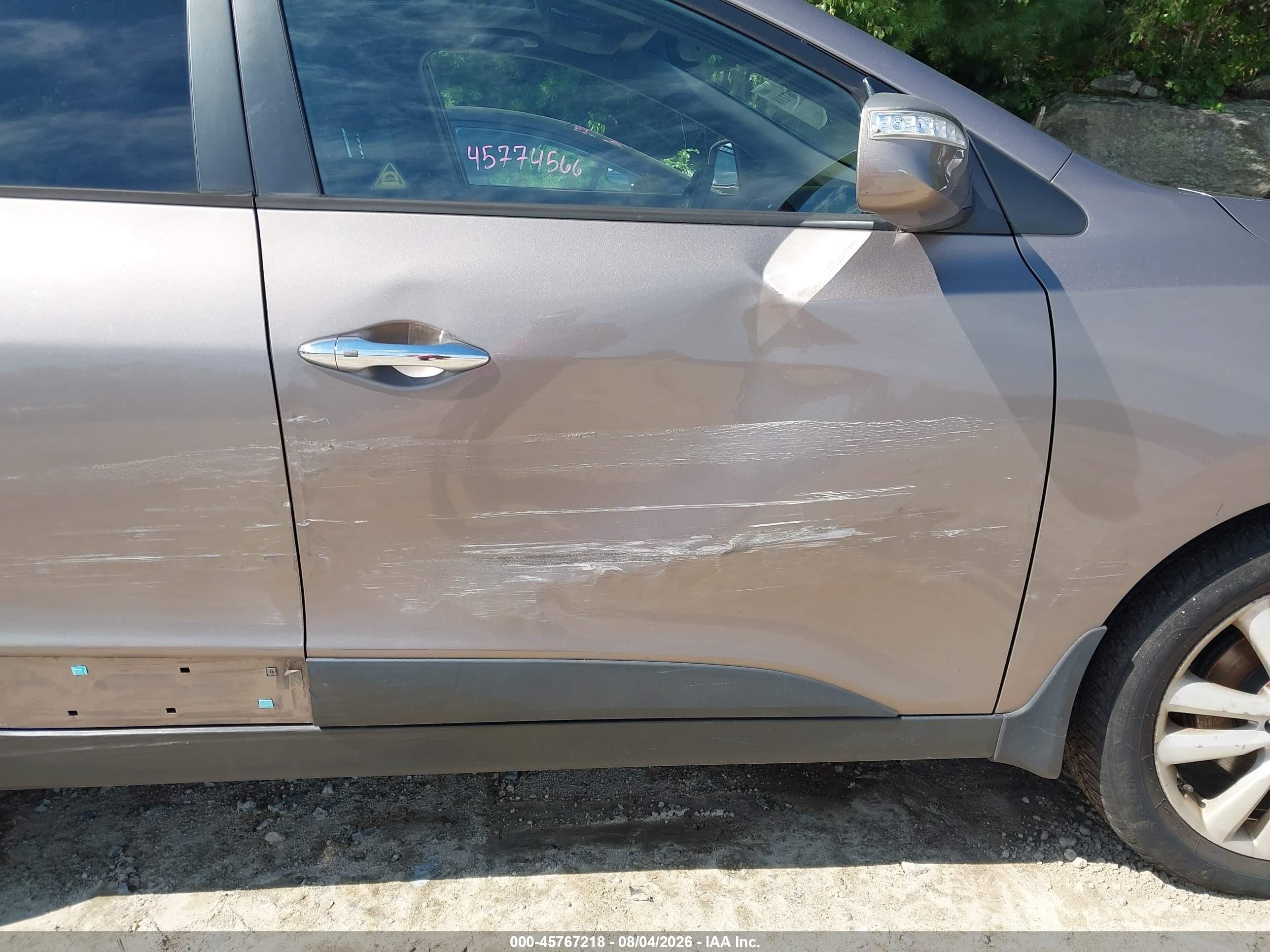 2013 Hyundai Tucson Limited Beige vin: KM8JUCAC5DU665893