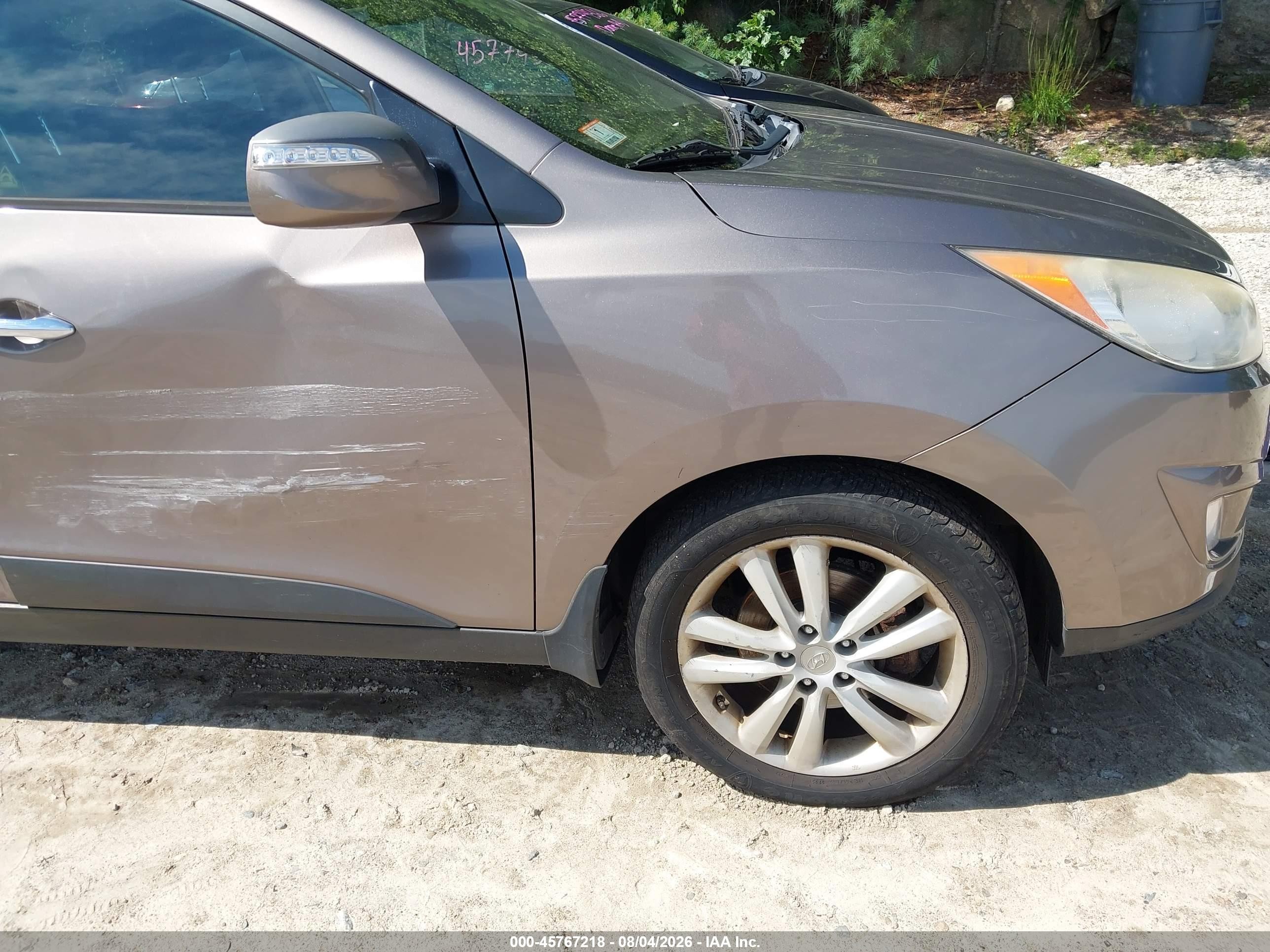 2013 Hyundai Tucson Limited Beige vin: KM8JUCAC5DU665893