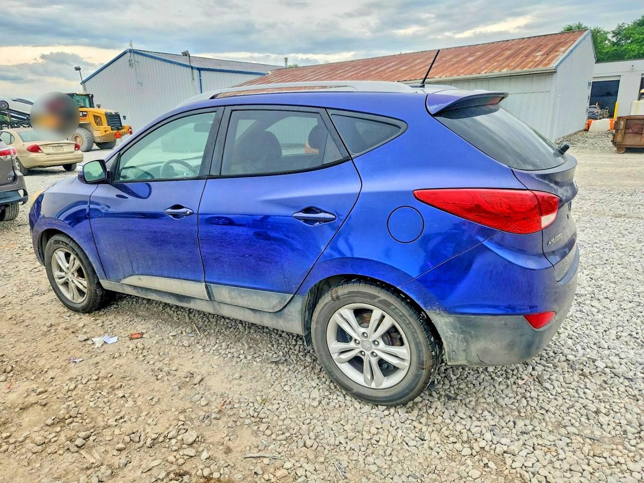 2013 Hyundai Tucson Gls Blue vin: KM8JUCAC5DU696349