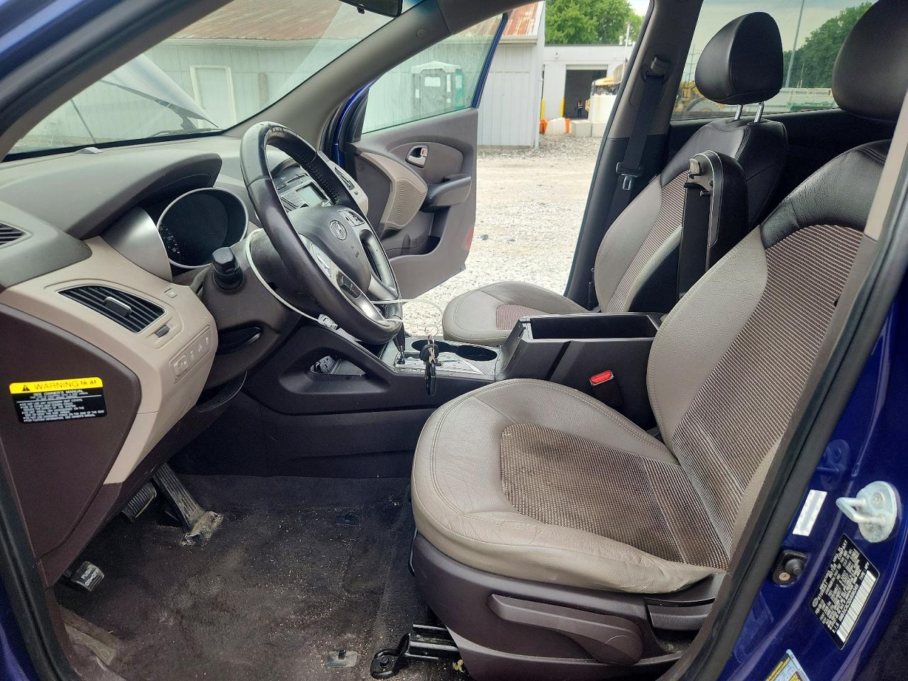 2013 Hyundai Tucson Gls Blue vin: KM8JUCAC5DU696349